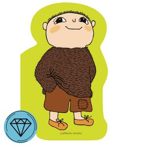 Hovedbilde Albert &Aring;berg figurformet pappbok