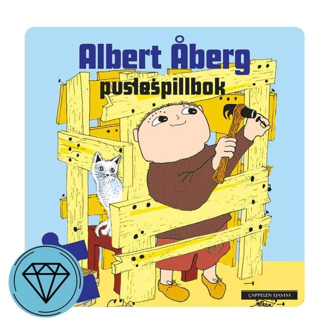 Hovedbilde Albert Åberg puslespillbok