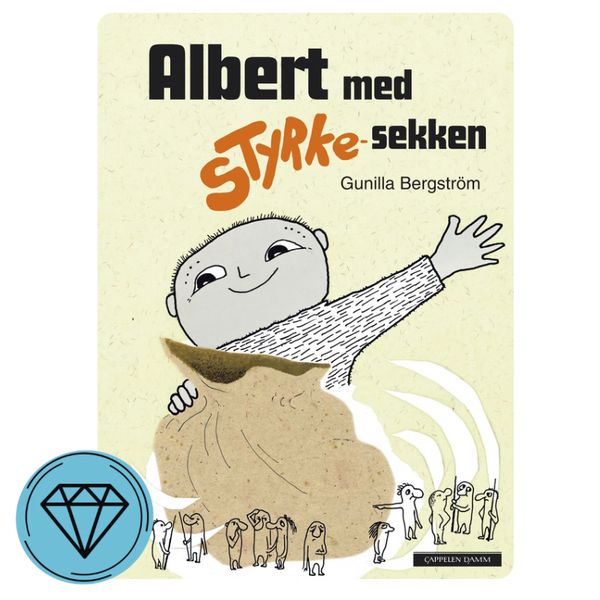 Albert med styrke-sekken