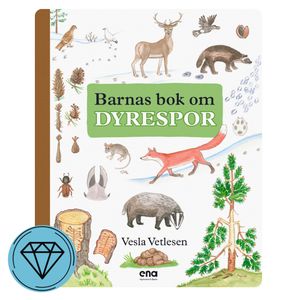 Hovedbilde Barnas bok om dyrespor