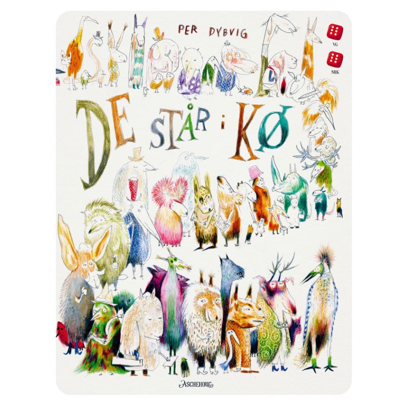 De står i kø 